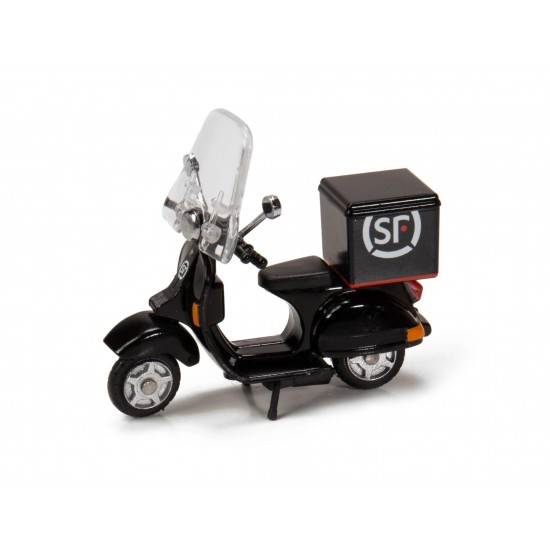 Machetă moto Tiny Toys [1:35] - Scooter 29 Scooter SF Express - Black